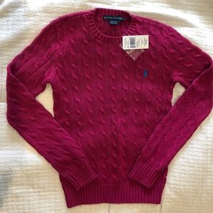 Ralph Lauren Cotton Crewneck Sweater size Small